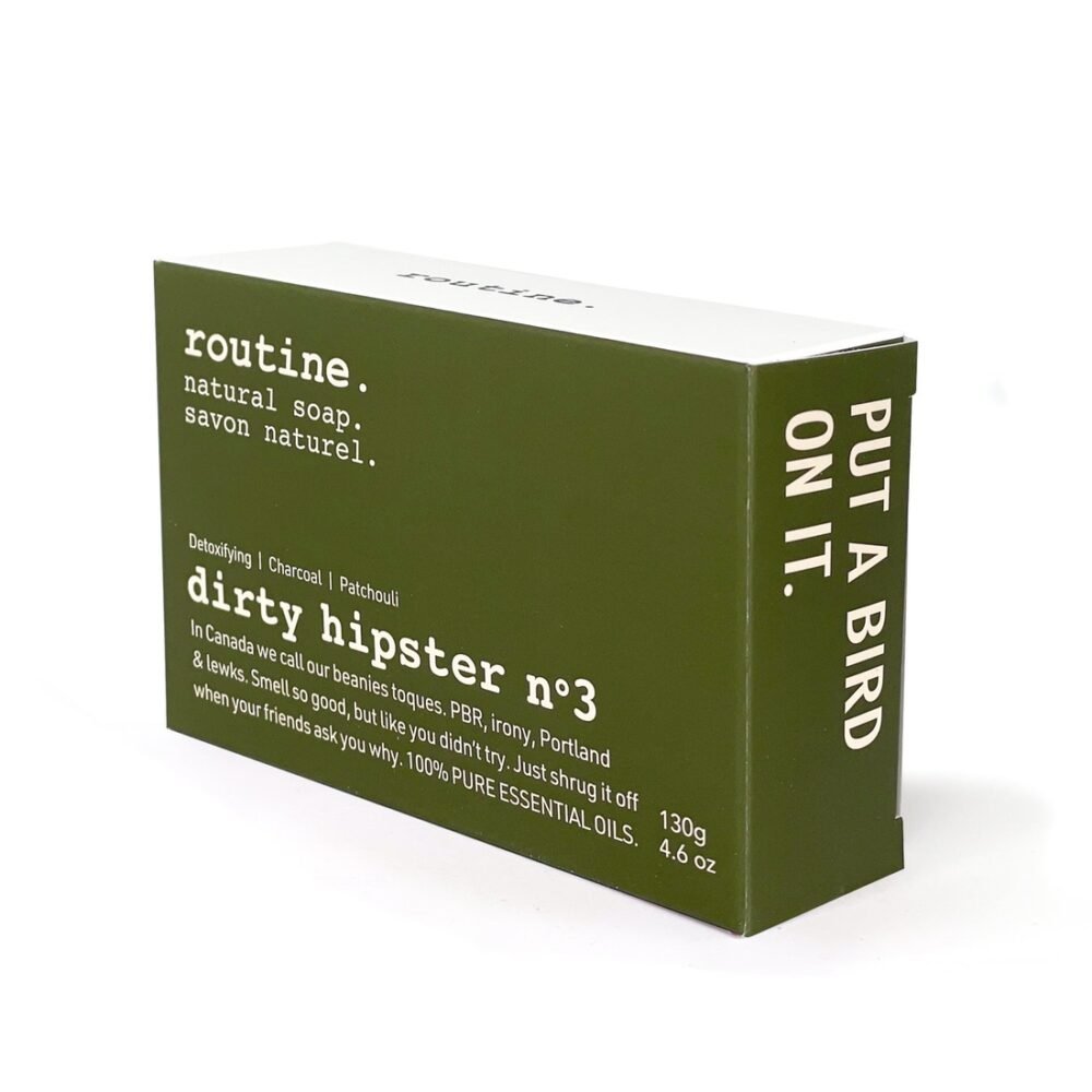 routine soap dirty hipster